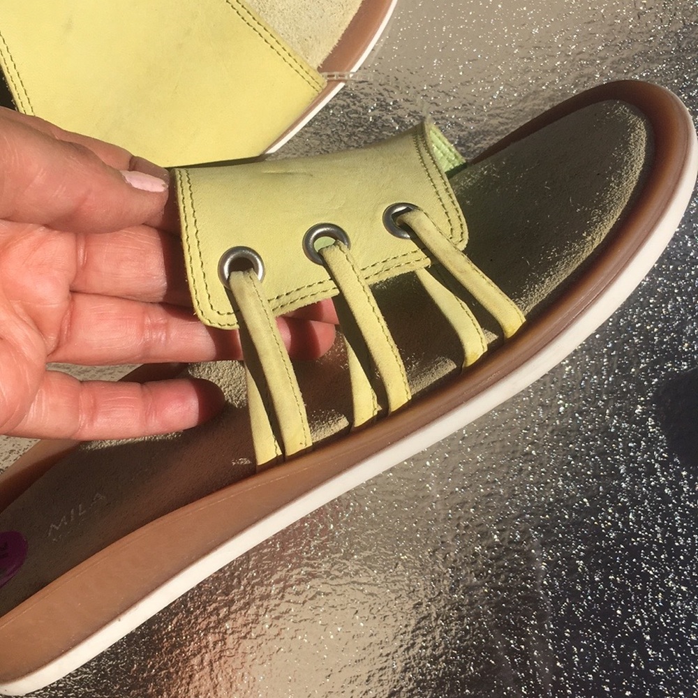 Leather Slides